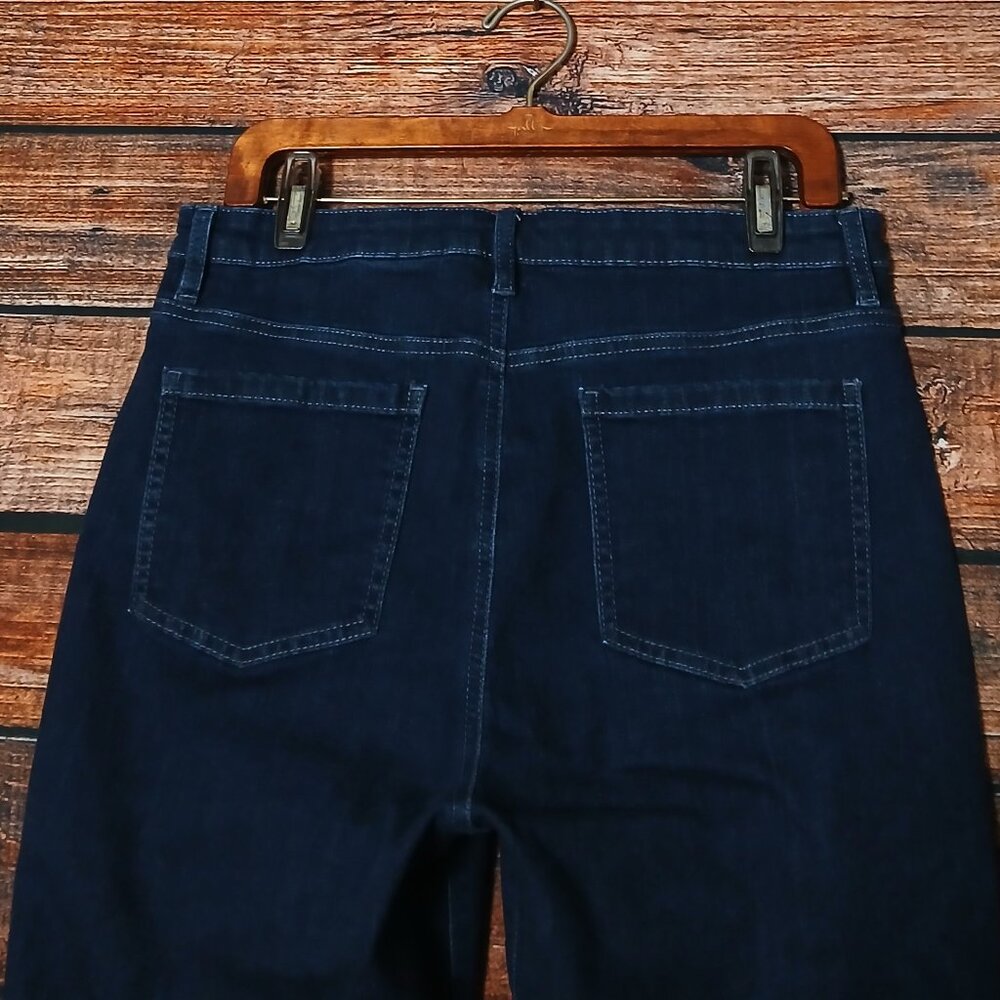 Buffalo David Bitton Jeans 12 32 Alyssa High Rise Straight Dark Wash Stretch - Picture 5 of 9